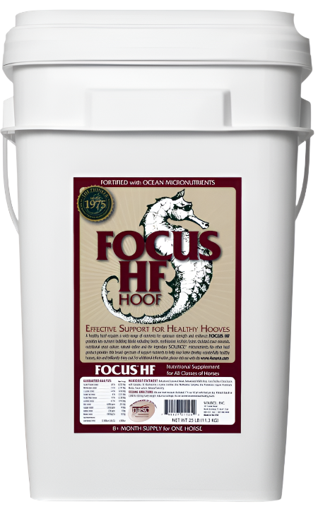 Source FOCUS HF HOOF Care Horse Supplement, 25-lb bucket