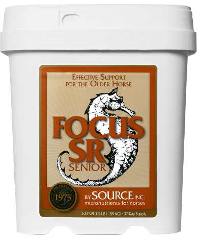 Source FOCUS SR SENIOR Horse Supplement, 3.5-lb bucket