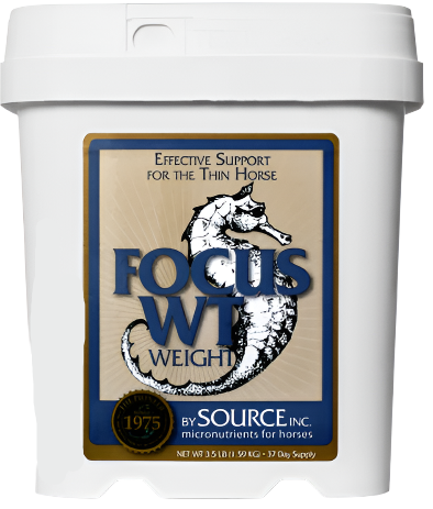 Source FOCUS WT WEIGHT Horse Supplement, 3.5-lb bucket