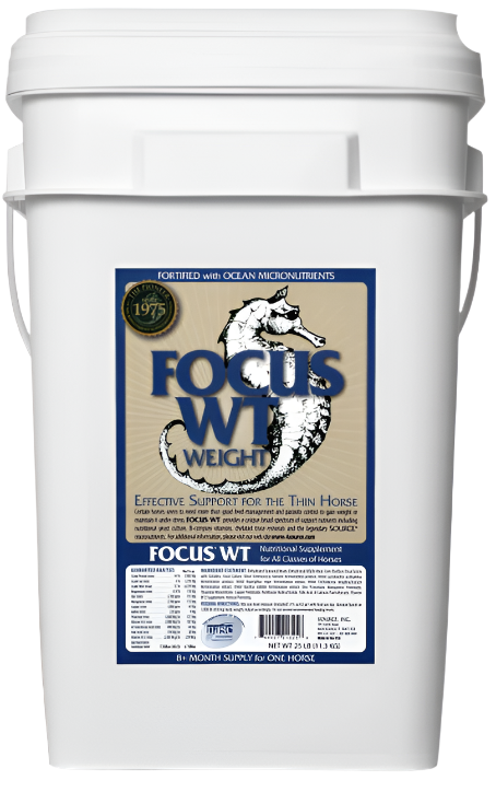 Source FOCUS WT WEIGHT Horse Supplement, 25-lb bucket